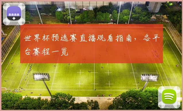 世界杯预选赛直播观看指南，各平台赛程一览